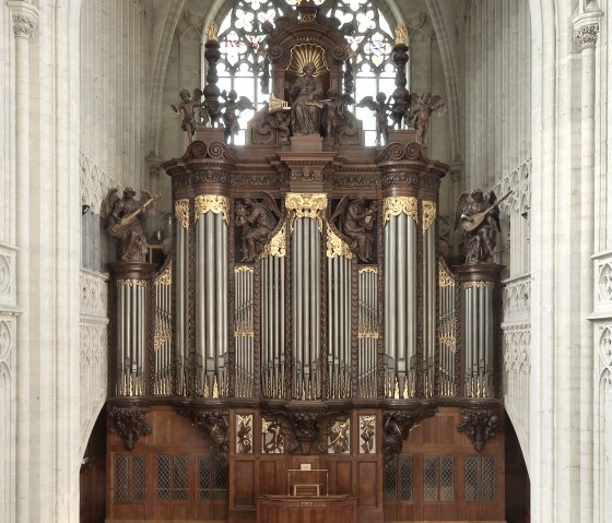 Orgel in der Kathedrale in Antwerpen, © Orgelbau Schumacher