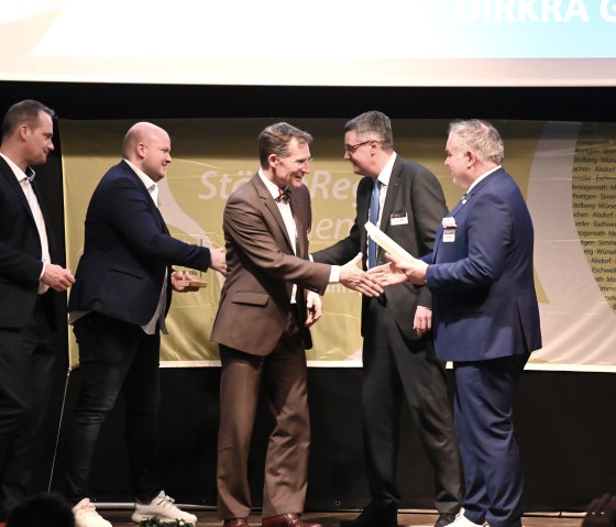 Bei der Verleihung des EIFEL Award Nachhaltigkeit, © Eifel Tourismus GmbH