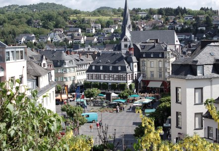 Blick auf den Marktplatz, © Jasmin Alter- Stadtverwaltung Mayen