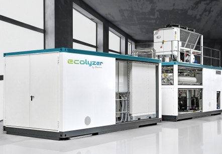 Dieser EcoLyzer wird künftig an der RWTH Aachen stehen, © ecoclean