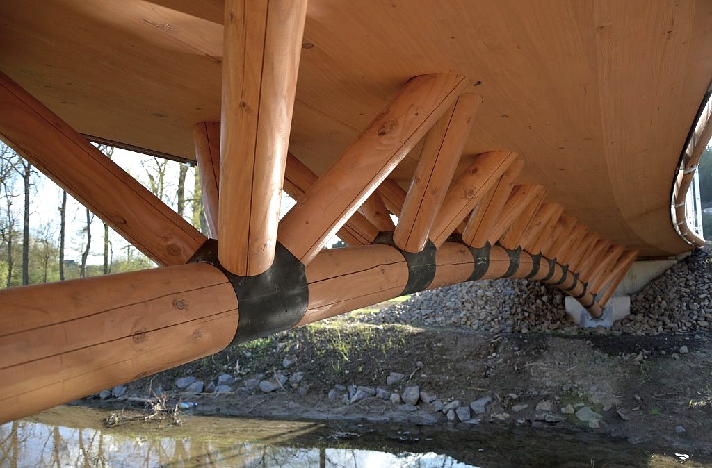 Holzbrücke, © Floss Holzbau GmbH