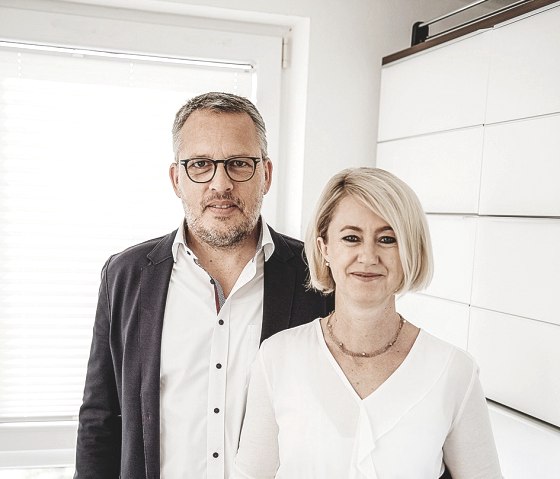 Jutta Kahlbetzer und Wolfgang Thelen, © Hoffmann Natural Eyewear