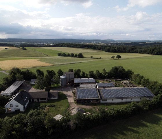 Der Hof von oben, © Zukunftsinitiative Eifel