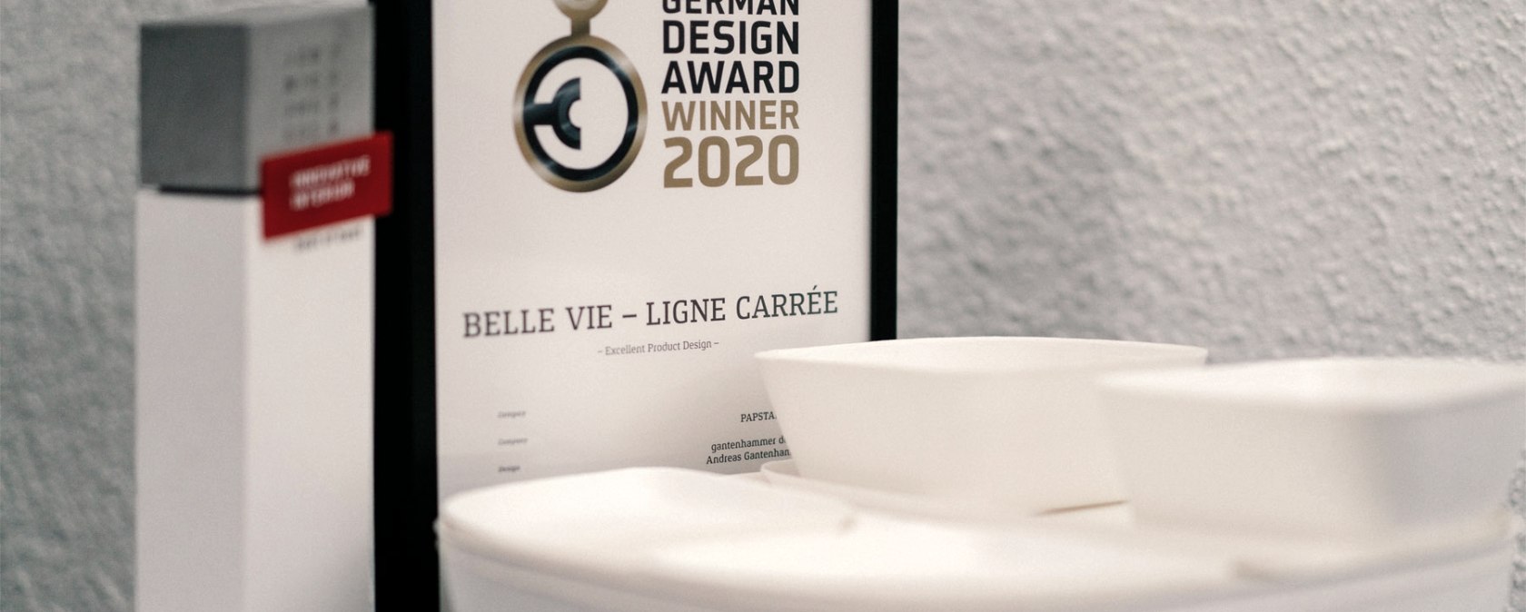 Ausgezeichnet: Papstar gewinnt renommierte Preise wie den German Design Award Winner 2020, den Iconic Award2020 Innovative Interior oder die Auszeichnung zur Green Brand (2019), © Zukunftsinitiative Eifel (c) Lars May