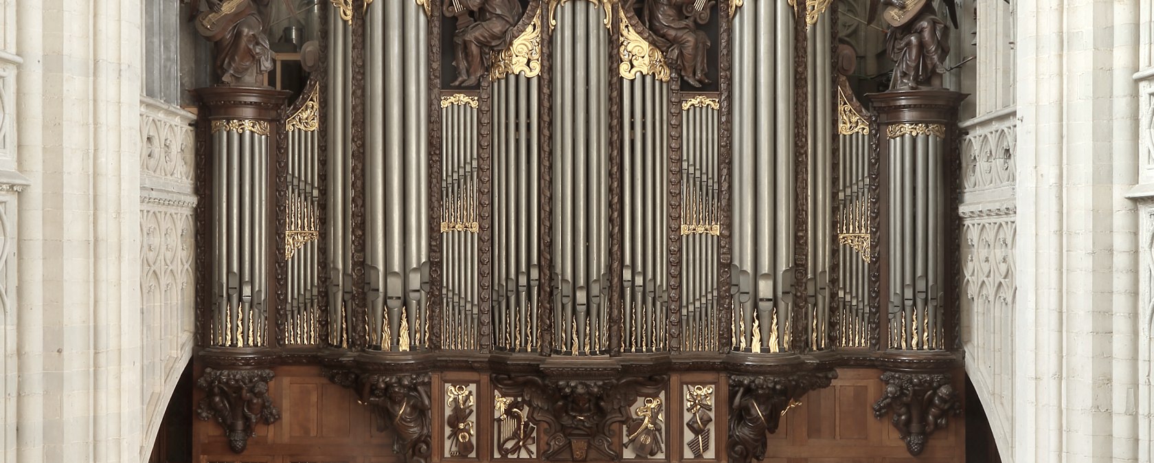Die Orgel in der Kathedrale in Antwerpen, © Orgelbau Schumacher