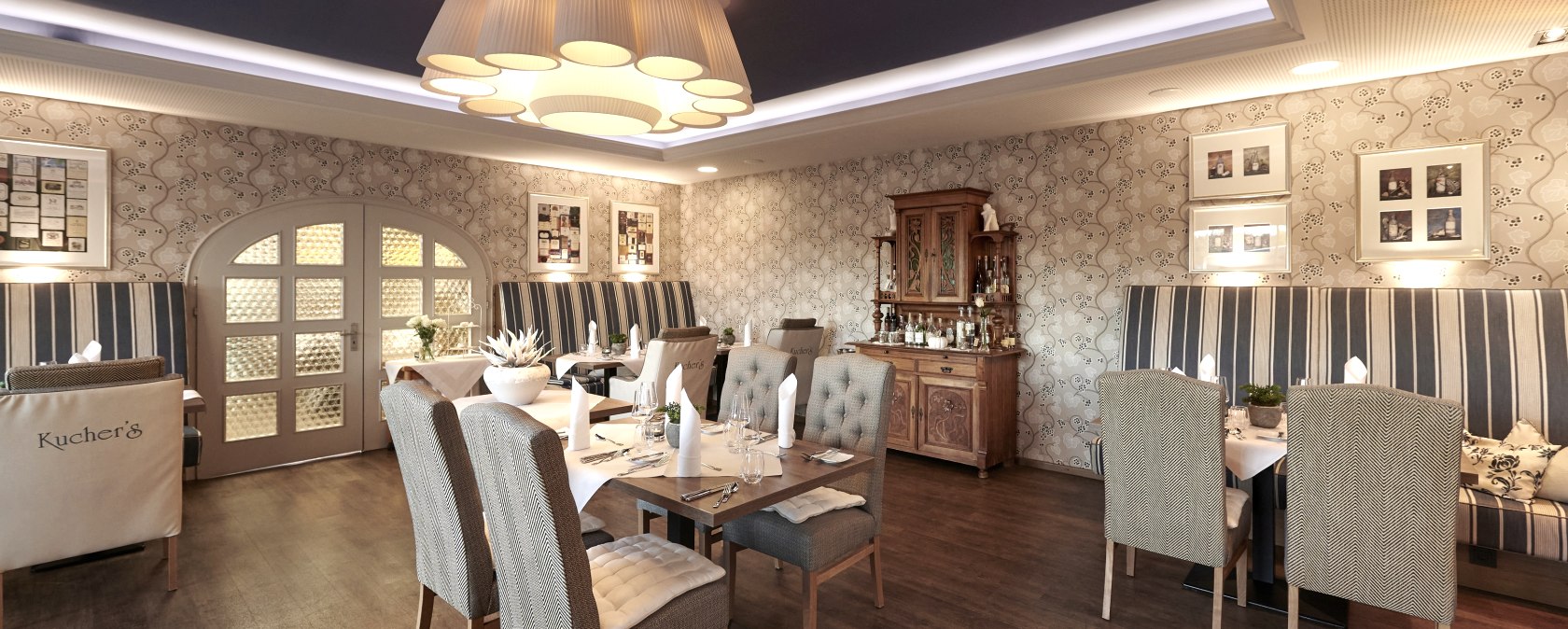 Im Gourmet-Restaurant wird Küche auf hohem Niveau serviert, © Kucher's Landhotel