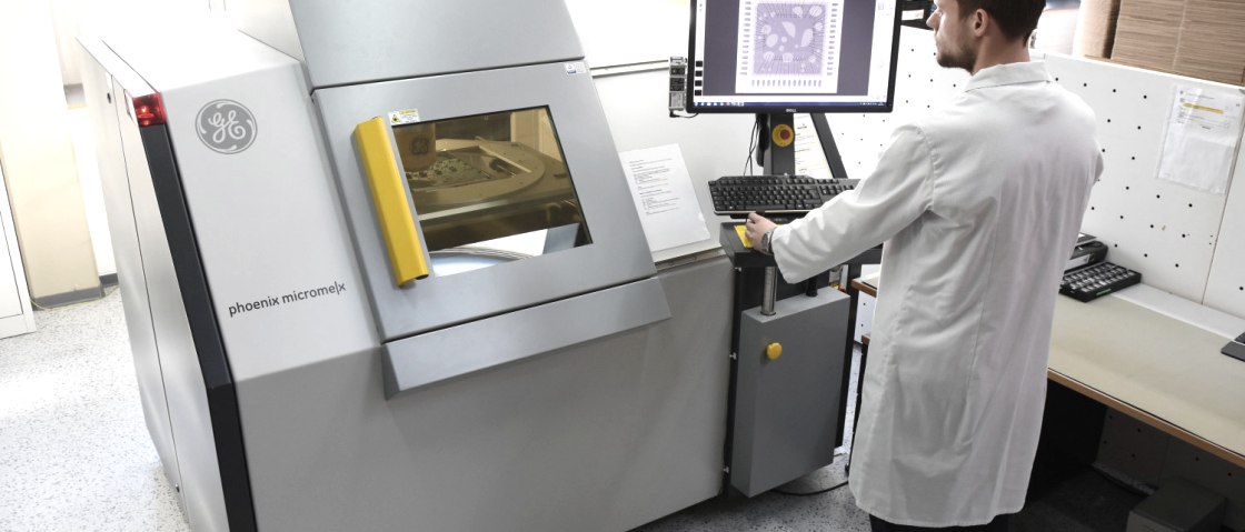 Prüfung der Teile durch Röntgen, © Kuttig Electronic GmbH