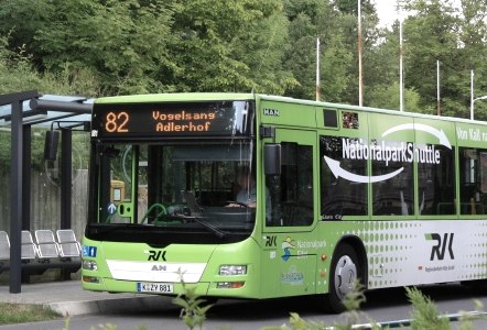 Nationalpark-Shuttle, © Regionalverkehr Köln