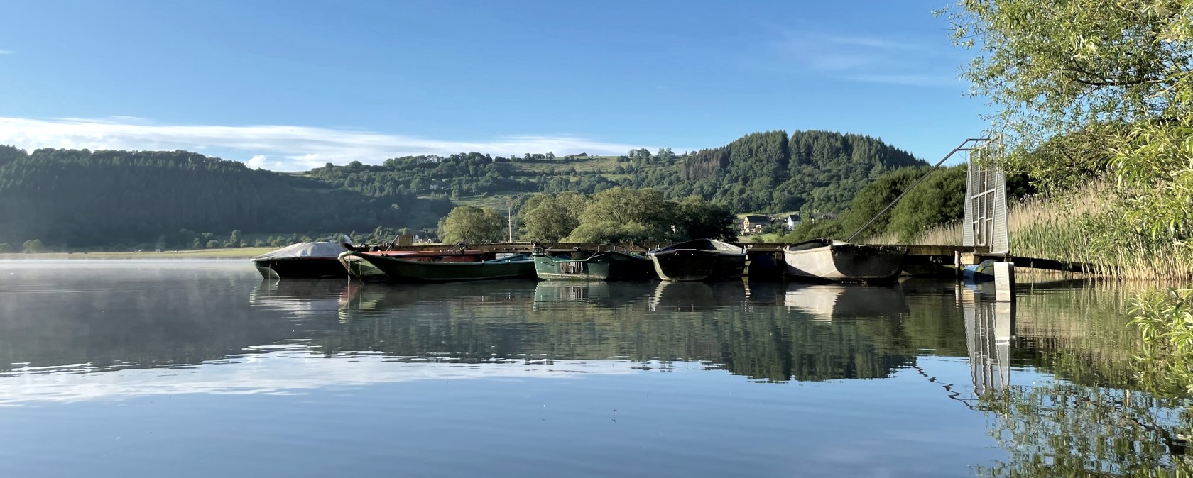 Blick auf das Meerfelder Maar, © NaturPurHotel Maarblick