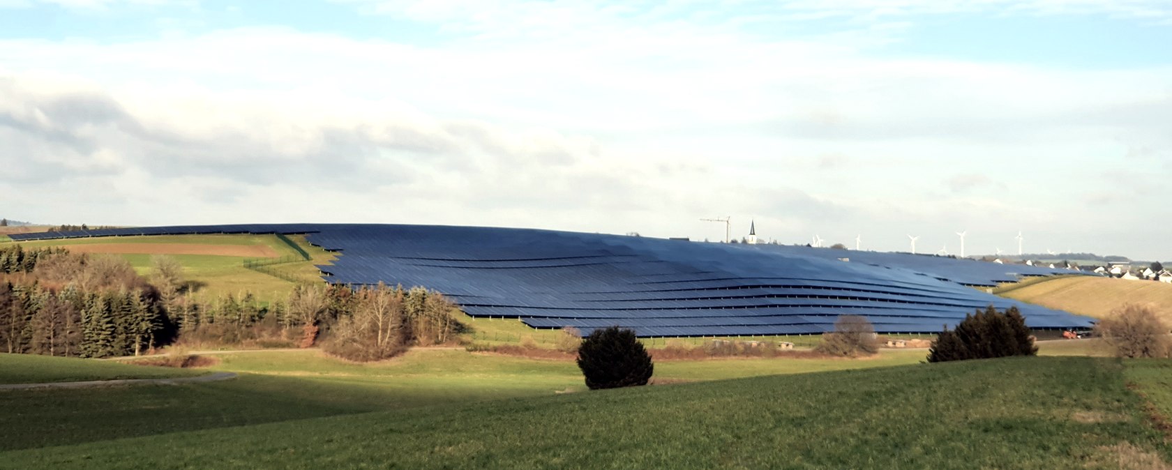 Solarfläche bei Büchel, © Kreisverwaltung Cochem-Zell