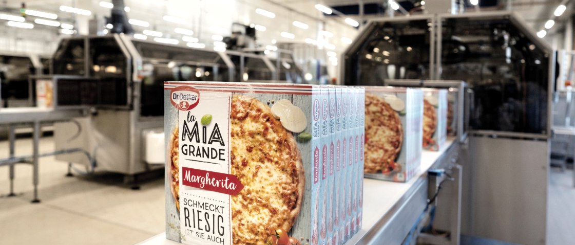 Dr. Oetker Pizzaproduktion, © Dr. August Oetker Nahrungsmittel KG