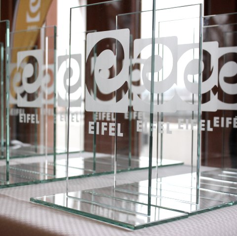 Eifel-Award 2017 Trophäen, © Eifel Tourismus (ET) GmbH