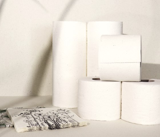 Tissue-Produkte aus Graspapier, © creapaper GmbH