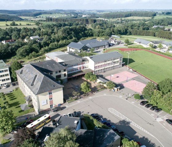 Luftaufnahme, © Bischöfliches Gymnasium/Technisches Institut