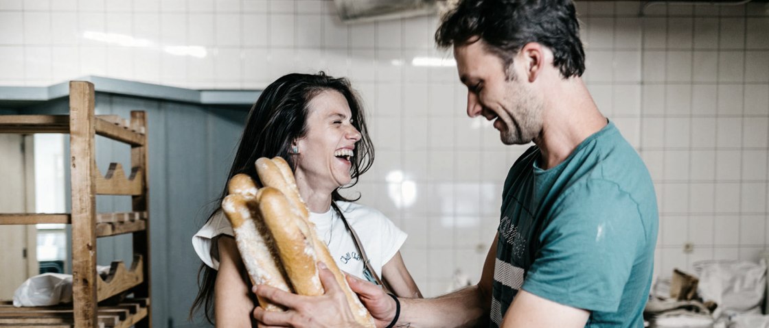 Nathalie Schaus und Kim Champart, © Bäckerei Schaus