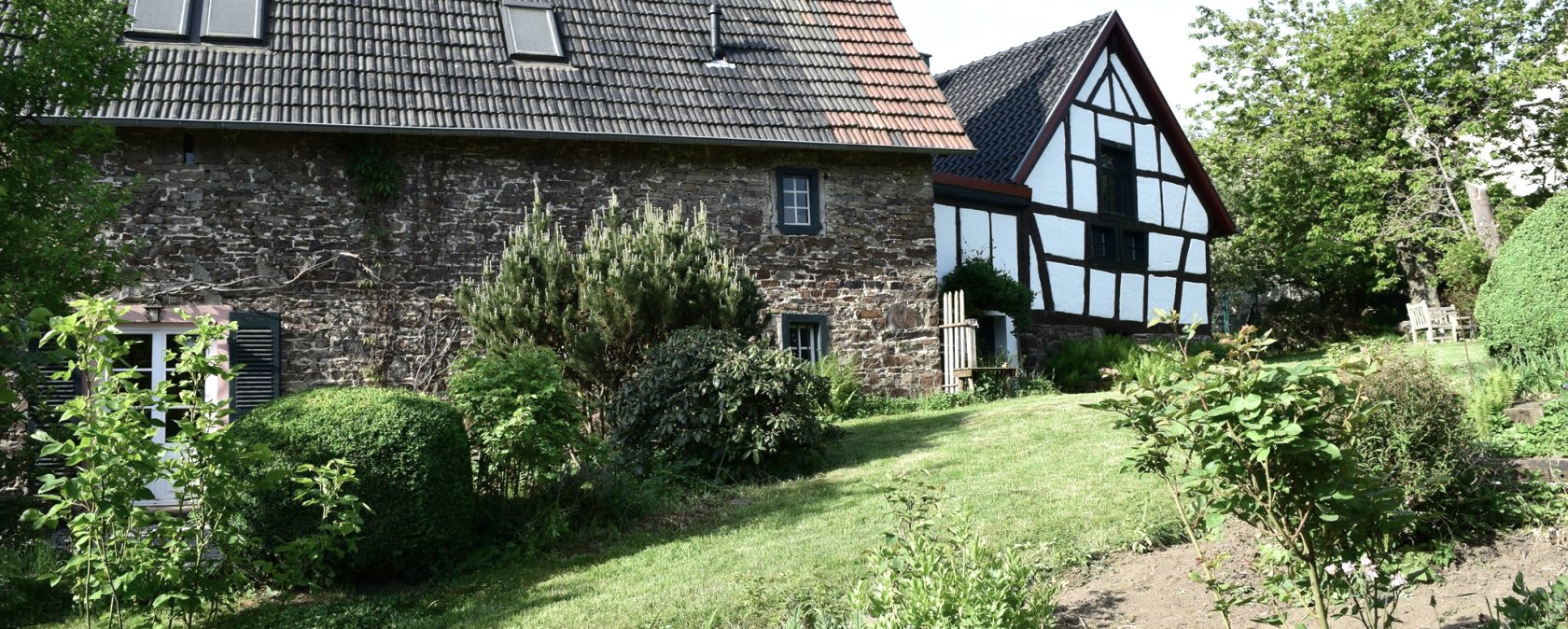 Blick in den Garten vom Landhaus am Aremberg, © Pannhausen