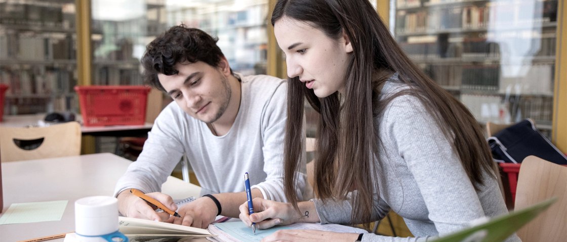 Studierende an der Uni Trier, © Universität Trier